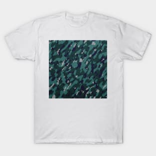 Camouflage - Teal T-Shirt